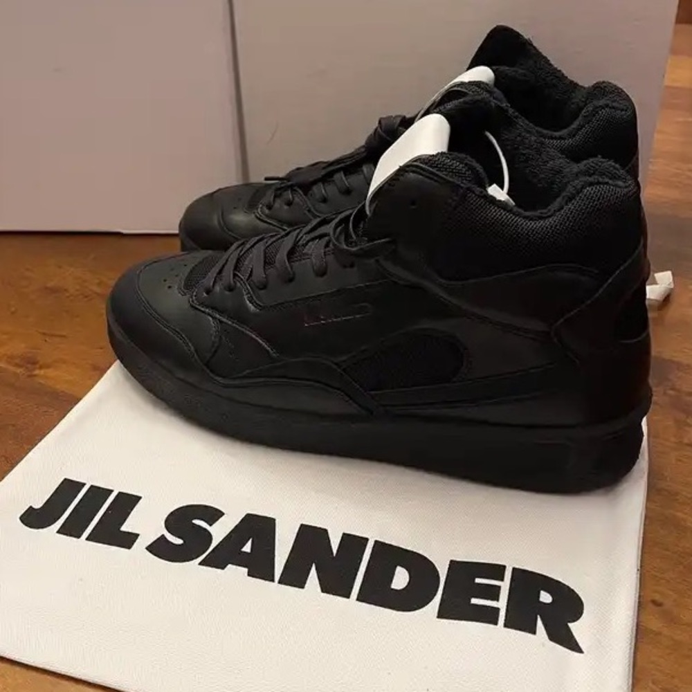 Jil Sander Black High Top Sneaker Men’s 11 EU 44